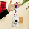 Anti-lost West Highland Doll Plush Hanging Pendant Creative West Highland Bag Pendant  Gift