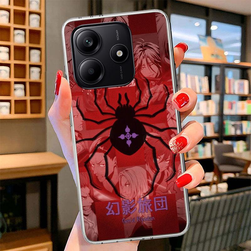 Huner X-Hunters Chrollo Shizuku Phone Case For Xiaomi Redmi Note 15 14 13 12 11 10 Pro Plus 14S 12S 11S 11T 11E 10S Soft Fundas