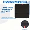 For RV Sunroof Sunshade Foldable RV Roof Cooling Pad Aluminum Film Reflective Sunshade Waterproof Dustproof Blackout Curtains