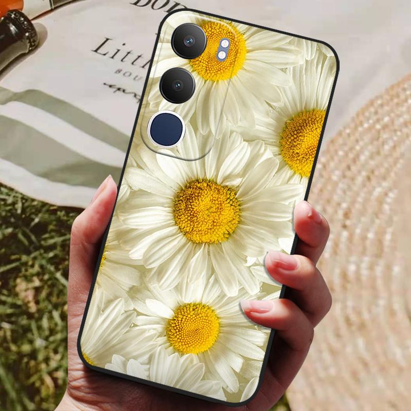 Чехол для телефона vivo Y19s 4G Модный Расписной Мягкий Силиконовый Задний Чехол для vivo Y19s 4G Чехлы ТПУ Бампер На vivoy19s V2419 Милый