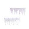 Ice Bar Artifical White Snowflake Simulated Snowflake Christmas Icicles Snowflake Ice Strip