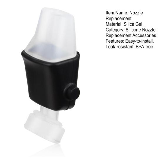 Silicone Nozzle Replacement Spout for Kids Water Bottle Self-Sealing Leak-Proof Mouthpiece BPA-Free 14oz/20oz Water Bottle Replacement Parts