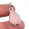 Подвеска из натурального розового опала, сделанная вручную из стерлингового серебра 925 пробы, 1,50 дюйма, L0W75