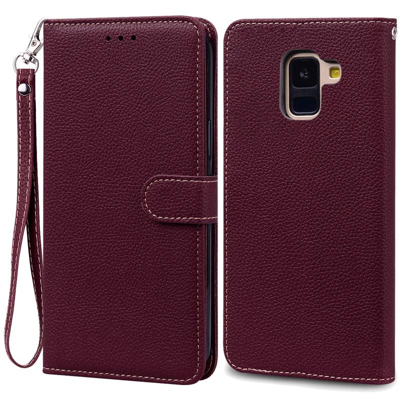 A8 Plus Case For Samsung Galaxy A8 2018 Case A530F SM-A530F Wallet Flip Leather Case For Samsung A8 Plus 2018 A8+ A730F Cover