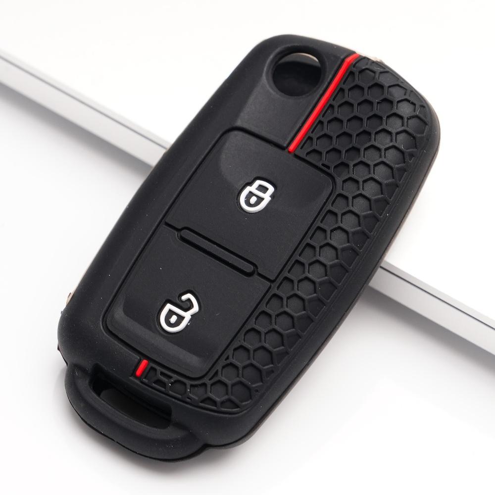 Чехол-ключница для Volkswagen Polo Golf Passat Tiguan Octavia Beetle Caddy T5 Up Защита от царапин Ударопрочная защита Мягкая текстура для захвата