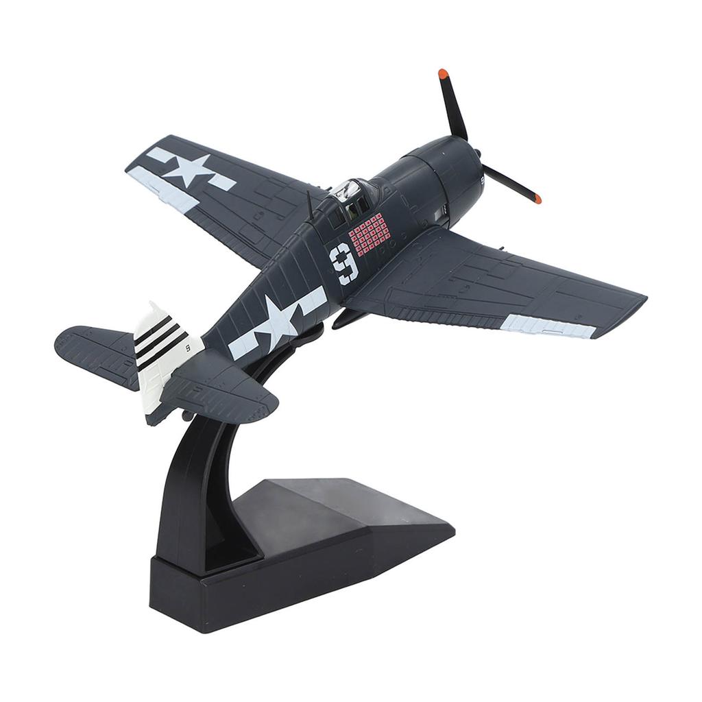 1:72 Scale F6F Fighter Planes Model Stylish Stimulation Alloy Airplane Model for Collection Display