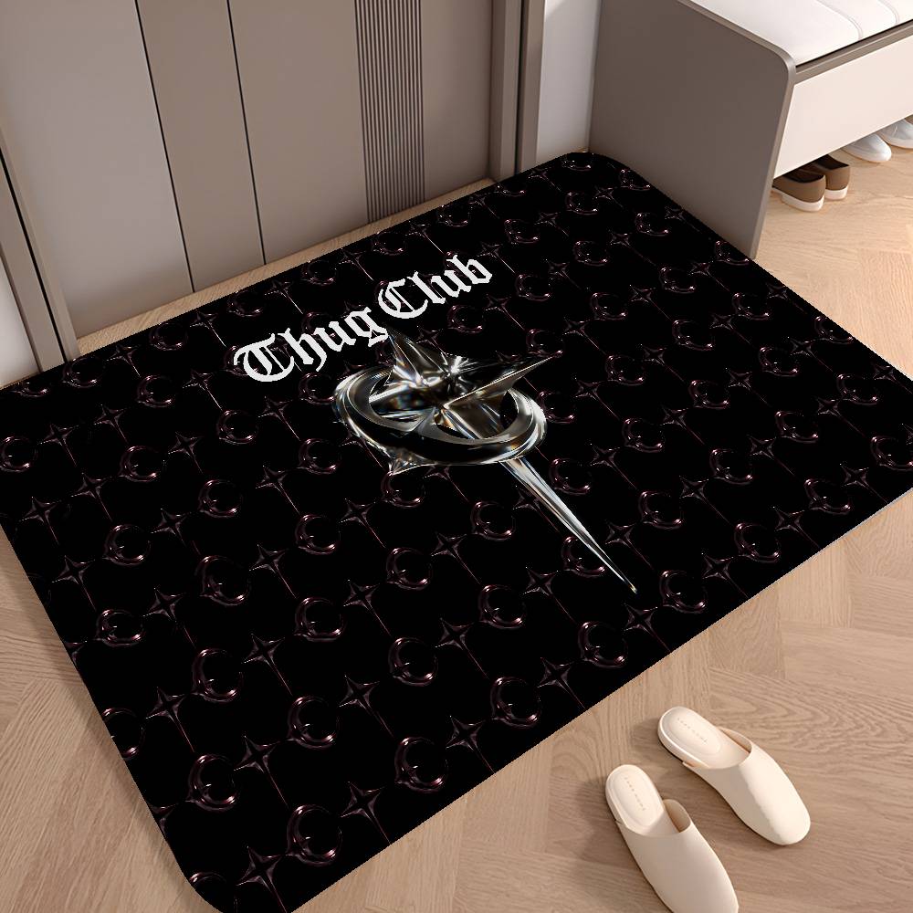 Thug Club Logo Kitchen Mat Cheaper Anti-slip Modern Living Room Balcony Printed Modern Home Decor