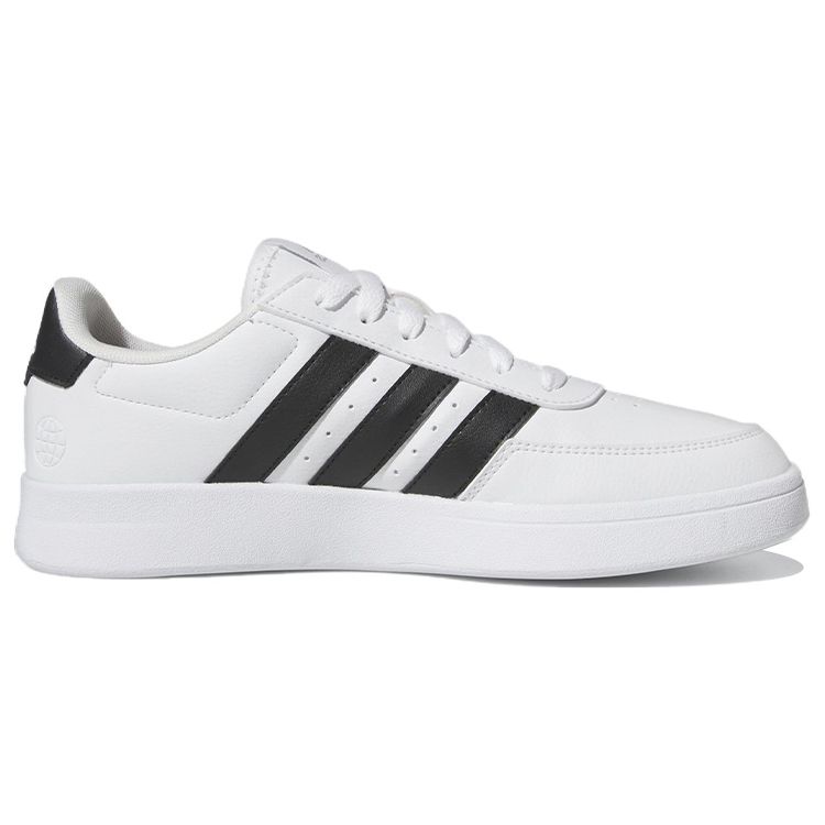 adidas Breaknet 2.0 Белые Черные Женские Кроссовки Cloud-White Core-Черный Серебристый-Металлик HP9445