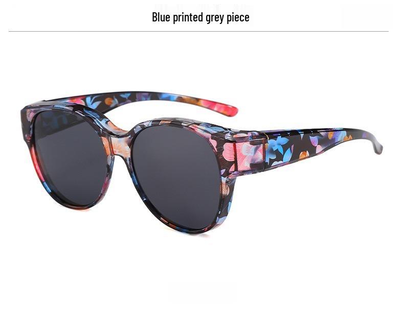 European & American Polarized Clip-on Sunglasses: Wear Over Prescription Glasses, Anti-UV, Trendy for Driving.
