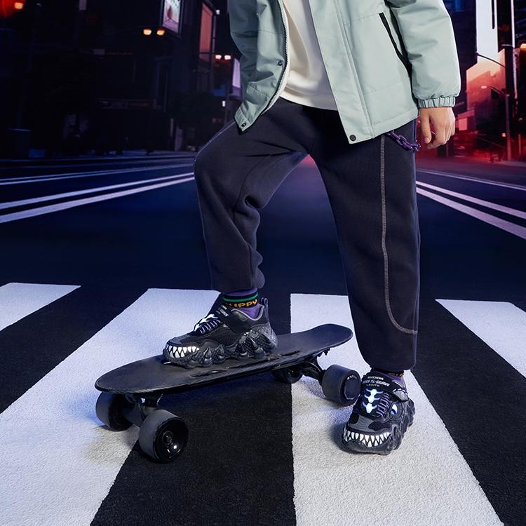 Skechers Крутые Модные Увеличивающие Рост Удобные Легкие Универсальные Нескользящие Амортизирующие Износостойкие Низкие Повседневные Кроссовки 400112L-BKCC