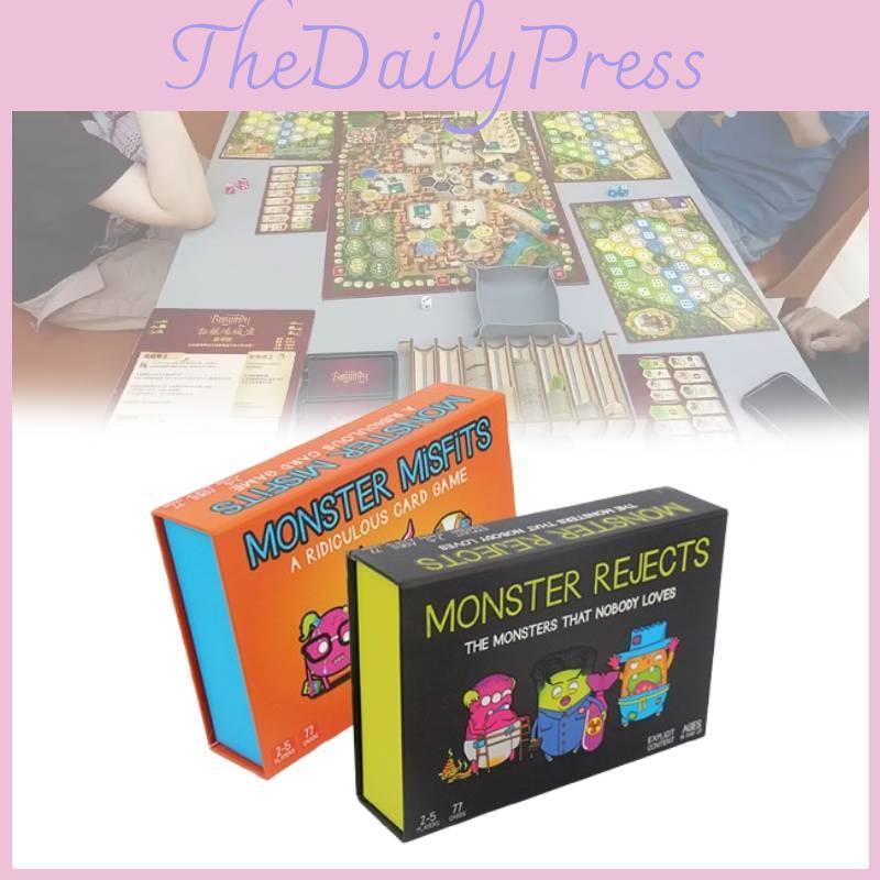 Fun Filled Monster Misfits Rejects Card Game Perfect For Family Bonding And Game Nights