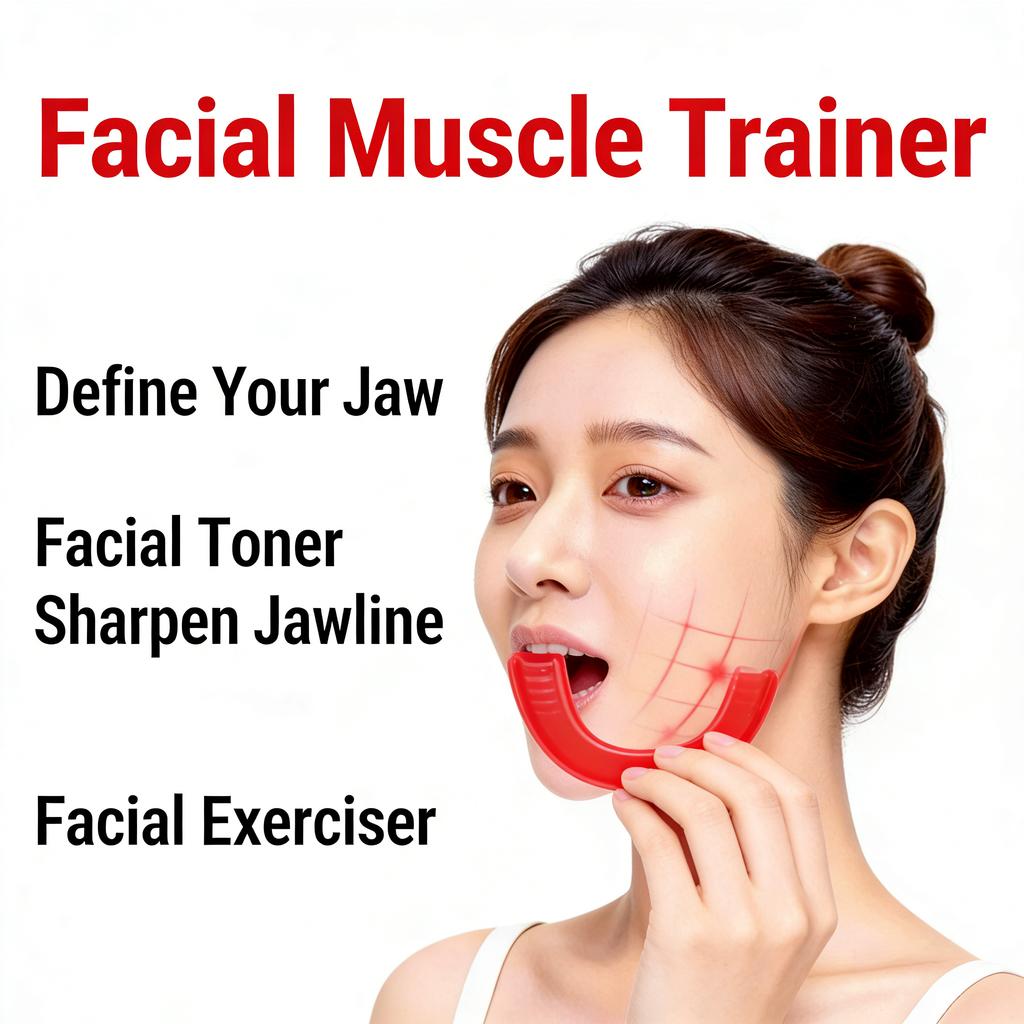 Face Trainer for Jawline & Chin Reduction at Home, Effective & Easy