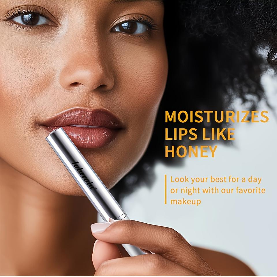 Black Honey Lipstick Long-Lasting Moisturizing Matte Lip Balm with Vitamin C, Hydrating Paste for All Skin Types