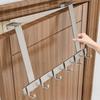 Hanging Hanger Hook Adjustable Behind Door Hook Durable Coat Hat Towel Rack for Bathroom