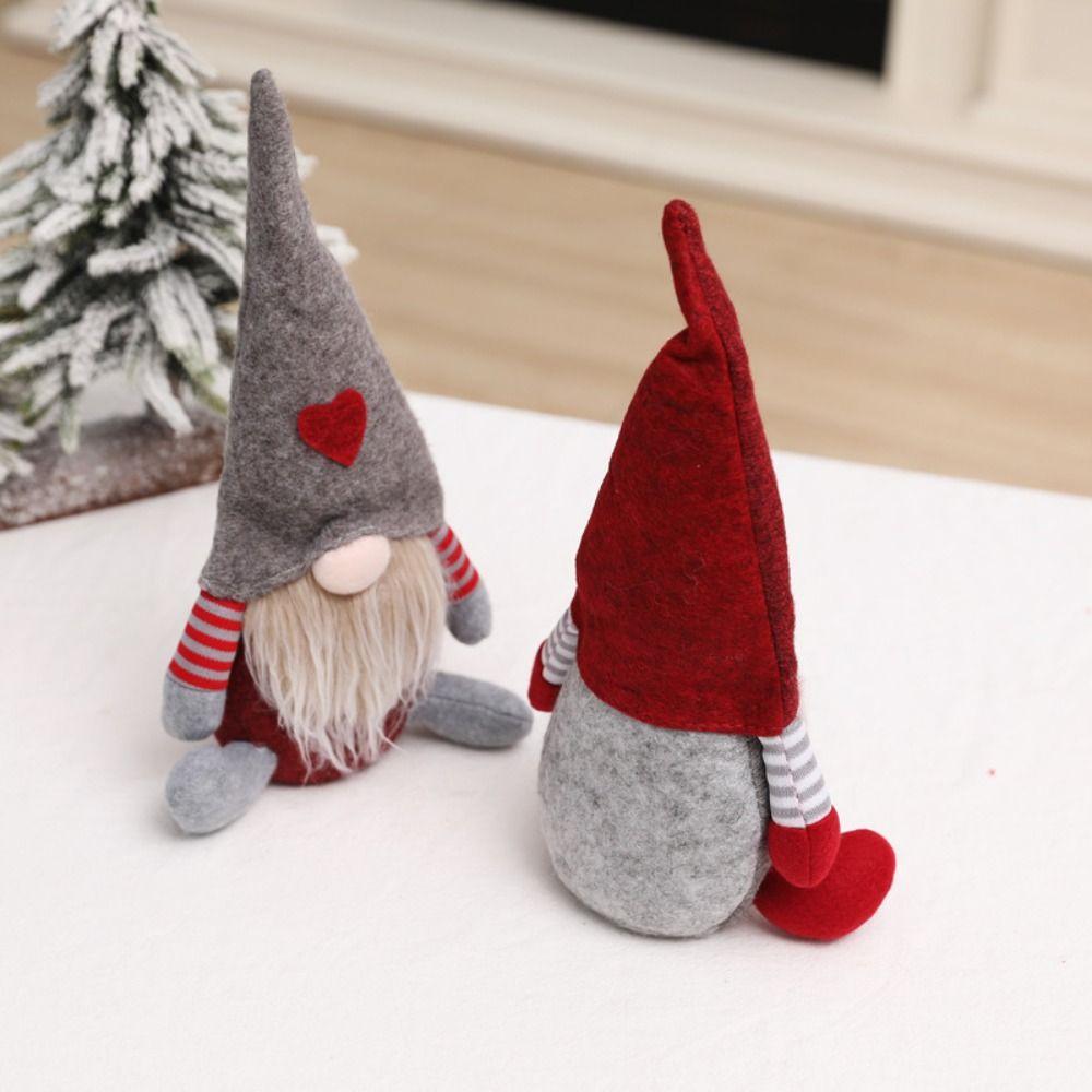European Faceless Elf Doll Faceless Elf Forest Man Doll Creative Christmas Doll Ornaments Desktop