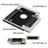 OULLX Optical Bay HDD Caddy 12.7mm 9.5mm 9mm SATA 3.0 2.5'' HD Hard Disk Drive Enclosure SSD Case Box For Laptop CD-ROM DVD-ROM