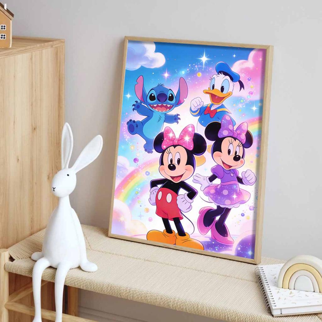 disney diamond painting stitch and friends handmade diy home decoration gifts