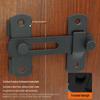 Нержавеющая сталь 90° Задвижка-шпингалет для раздвижных дверей для ванной комнаты и окон