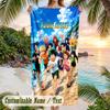 My Hero Academia Beach Towel, Personalized Custom Name Text, Quick Dry Large Absorbent Towel For Beach Pool