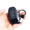 Тонкий чехол-брелок для автомобильного ключа с цепочкой для Peugeot 208 308 508 2008 3008 5008 Citroen C4 C3 C5 Aircross DS3 DS7 DS9 Черный Прозрачный