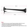 12V Car Truck Horn Trumpet Sound Signal Air Horn Tweeters Super Loud Metal Universal Single Compressor 180 Hertz Moto Boat
