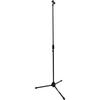 KC MBCS-02/BK Boom Microphone Stand, Straight/Straight, Black (Soft Case, Clip-on Microphone Holder Included)
