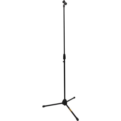 KC MBCS-02/BK Boom Microphone Stand, Straight/Straight, Black (Soft Case, Clip-on Microphone Holder Included)