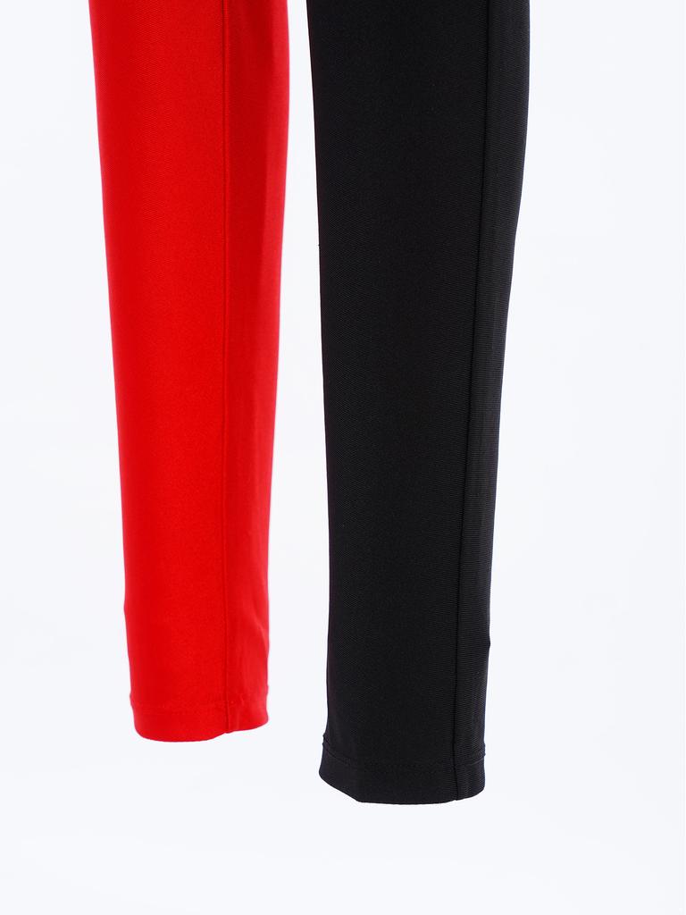 Девочки Комбинезон на все тело Блестящие стразы Блок цвета Воротник-стойка Длинный рукав Одежда для гимнастики