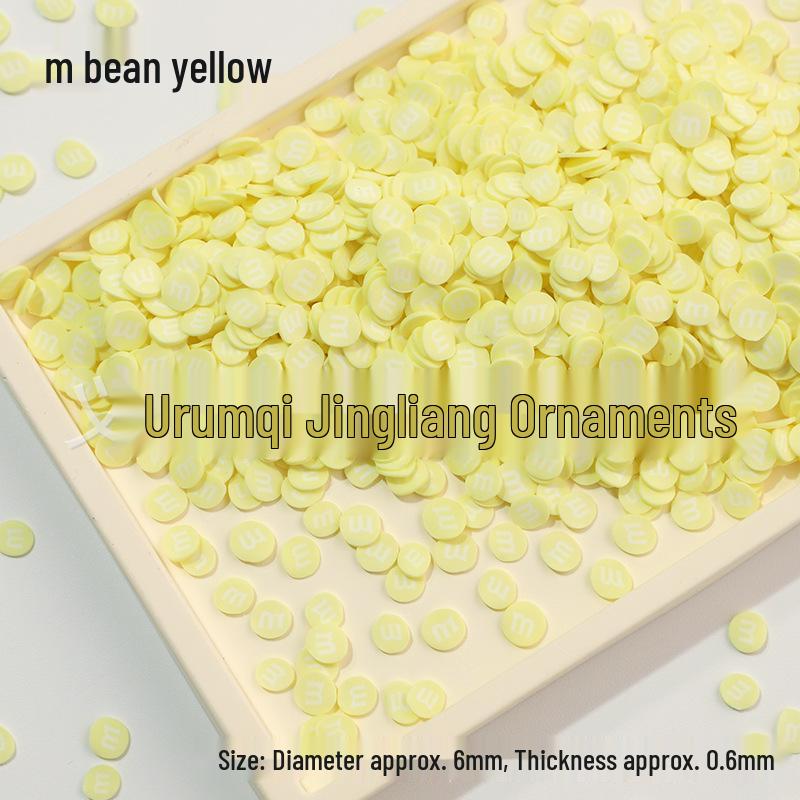 Экологичные мягкие глиняные слайсы M&M's для DIY Кристального Слайма и Поделок