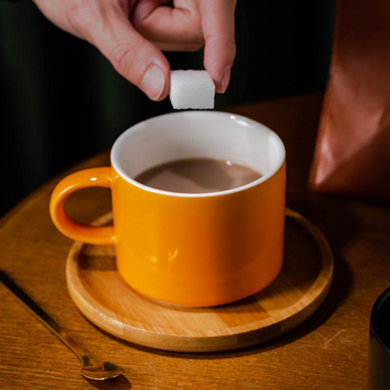 Solid Color Simple Mug Cappuccino Coffee Cup Nordic Style Ceramic Water Cup Coffee Cup Milk Cup Breakfast Cup