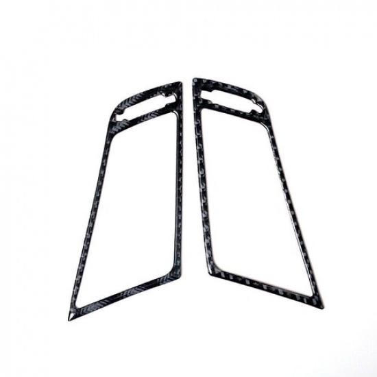 Carbon Fiber Center Air Vent Outlet Cover Trim For Infiniti Q50 Q60 2014-