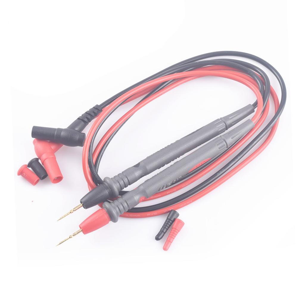 1000V 10A Fine Pointed Test Pen High Accuracy Copper Wire Gold Plated Test Probes for Multimeter Electronics