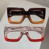 Большая квадратная оправа, простые очки с защитой от синего света, ретро, роскошный бренд, дизайнерские черные очки, компьютерные прозрачные очки