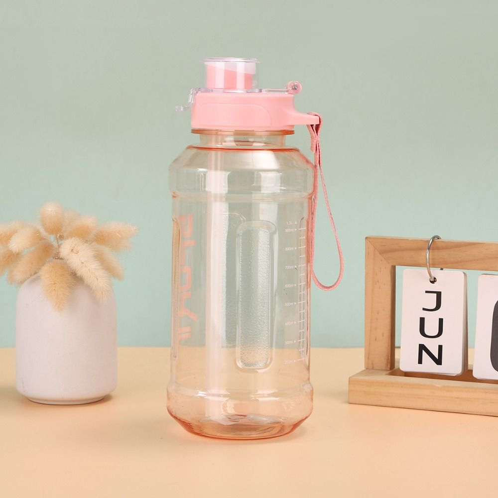 850/1300ml Fitness Water Bottle with Carrying Rope Fitness Drinking Bottle Sports Water Cup Hiking