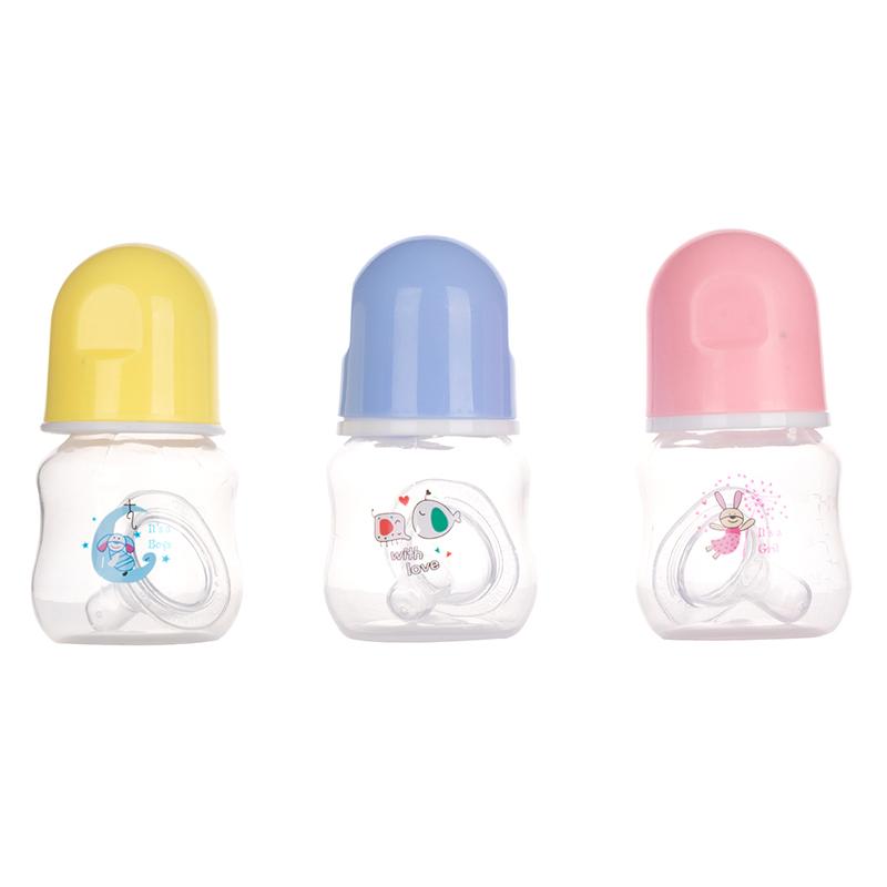 60Ml Baby Newborn Nursing Nipple Bottle Pp Pacifier Mini Portable Feeding Bottle