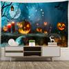 Хэллоуин Тыква Гобелен Настенный Психоделический Колдовство Тайна Tapiz Хиппи Удачи Фон Ткань Домашний Декор
