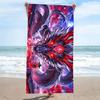 Dragon Art Print Beach Towel, Large Soft Quick Dry Towel for Beach Camping Swimming