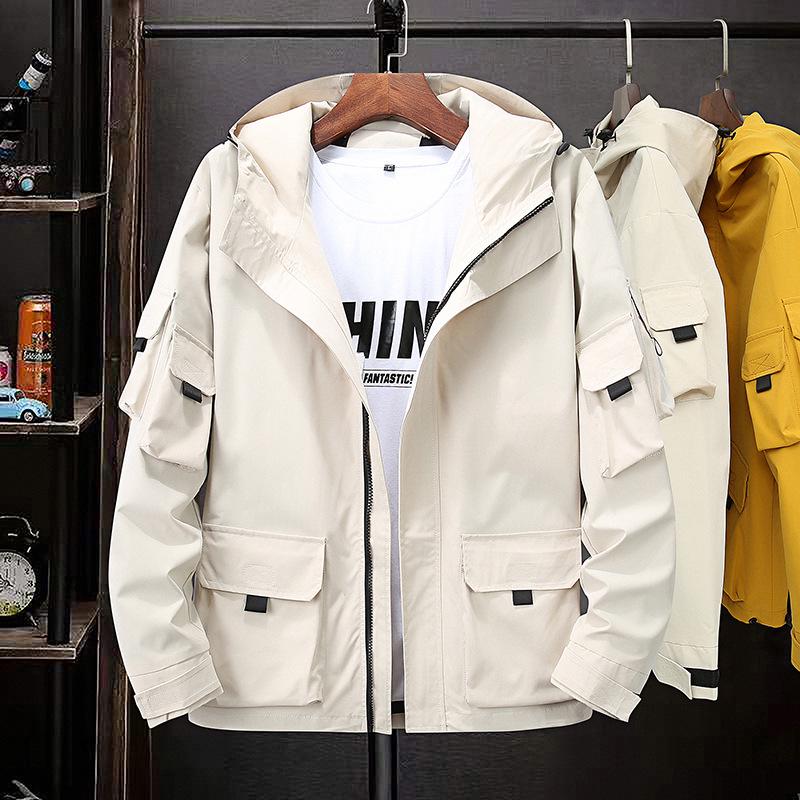 2019 Весна/Осень Мужская Модная Рабочая Куртка Большого Размера