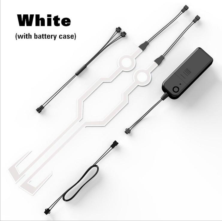 Светодиодная светящаяся полоса для мотоциклетного шлема для безопасности ночной езды