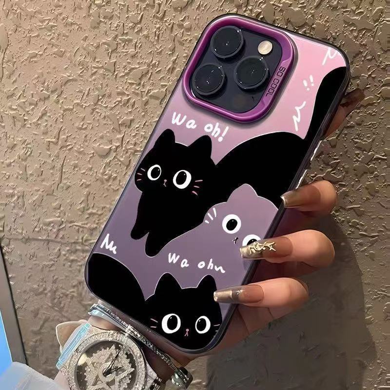 Новый модный кот подходит для чехла на мобильный телефон iphone17 Apple 15promax/14 противоударный 13pro12/16.