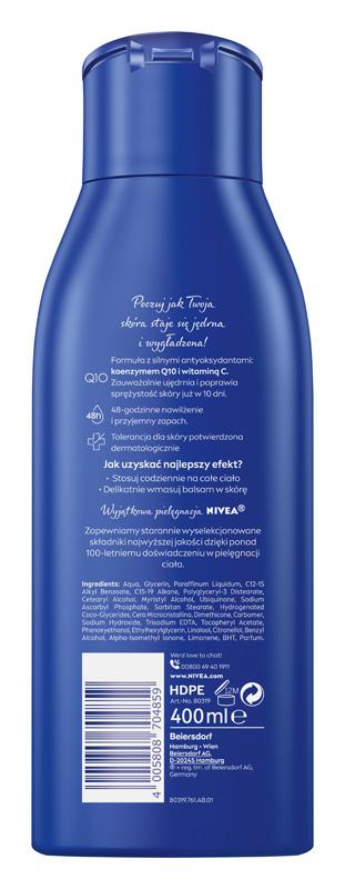 Nivea Q10 Firming Body Milk With Vitamin C 400