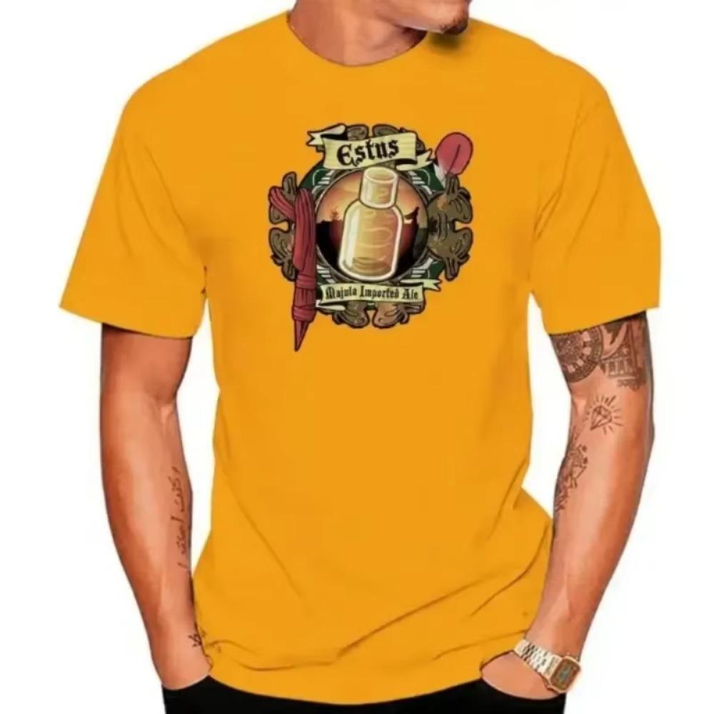 Estus Flask Majula Imported Dark Souls Tshirt Футболка мужская детская 0872 подарок на день рождения Футболка Zero Harajuku
