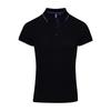 Женская/дамская рубашка-поло Coolchecker Contrast Pique