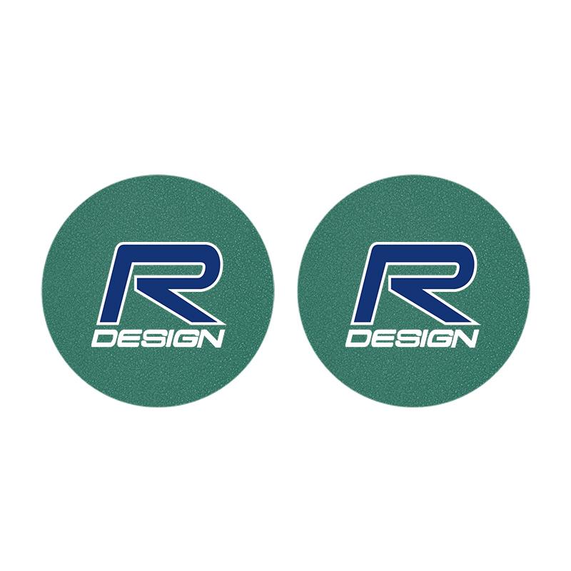 2Pcs Car Coaster Water Cup Mat Non-Slip Pad For Volvo C60 S60 V60 T6 R design XC40 V40 XC V70 XC90 C30 SC60 190h V50 V90 S80 S90