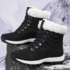 2024Women's Snow Boots Fashion High Top Casual Cotton Shoes Plush Warm Winter Boots for Women Non-slip Platform Boot Botas Mujer