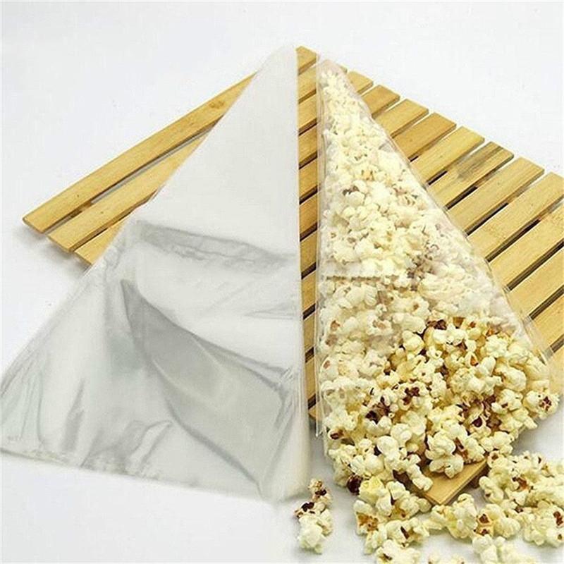 Christmas Gifts Flower Wedding Party Popcorn Halloween Candy Clear Cellophane Packing Bag Twist Ties