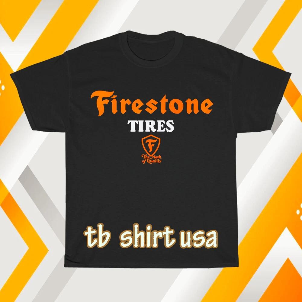 Новая футболка унисекс с логотипом шин Firestone, смешной размер от S до 5XL