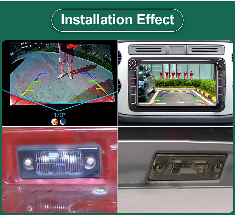 AHD 1920x1080P Fisheye Автомобильная камера заднего вида для Volkswagen VW Jetta Bora Polo Golf MK4 A4 MK5 A5 Golf 4 5