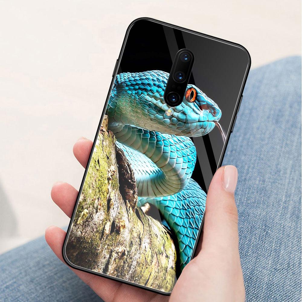 Чехол для Oneplus 7, стеклянная задняя крышка из змеиной кожи Oneplus 7 pro, чехол 5t, чехол для Oneplus 1+ 5 5T 6 Oneplus 6 6t 7 pro