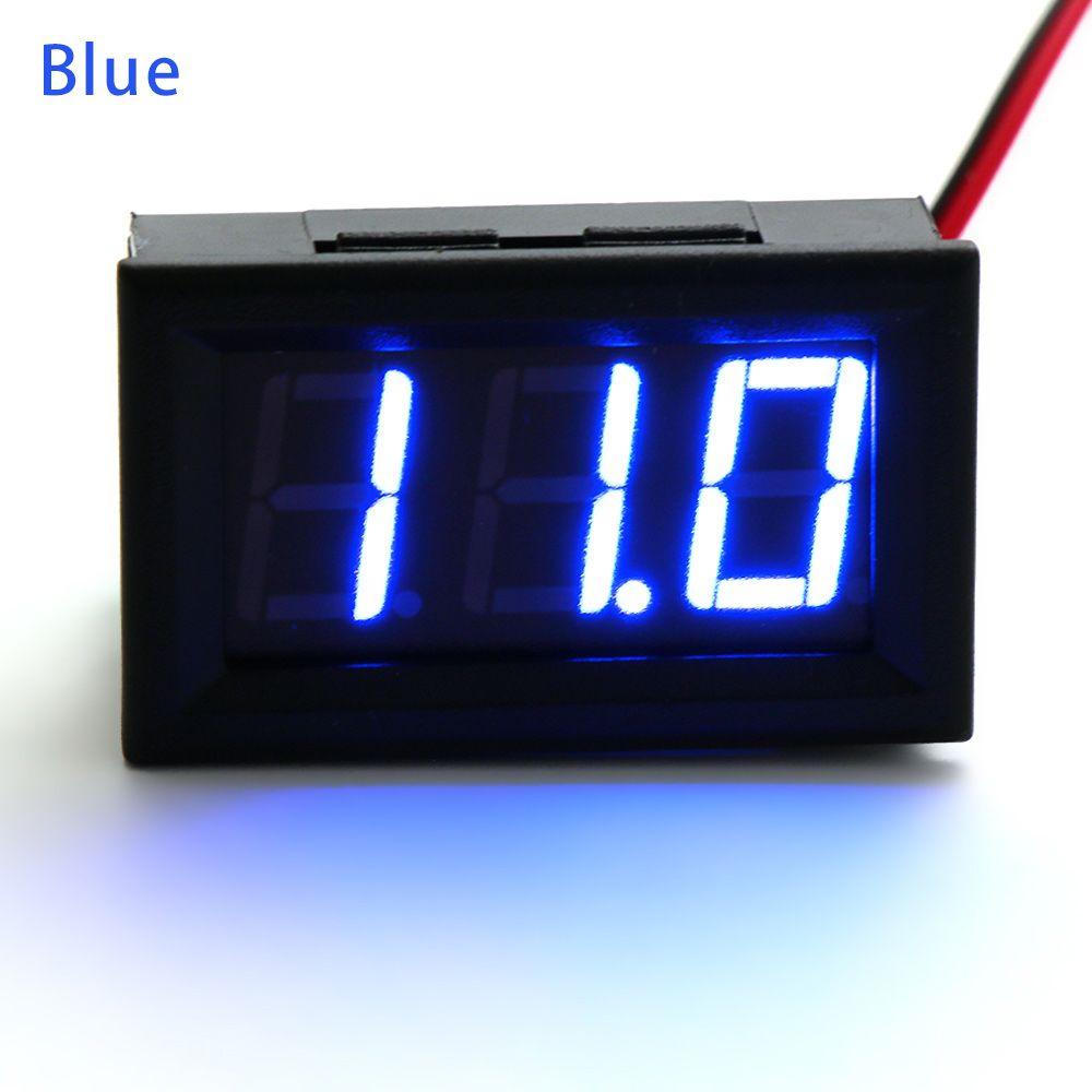 starting voltage Blue/Green/Red Club Car 5-120 Volt 24V 36v 48v Battery Gauge Digital Voltage Meter